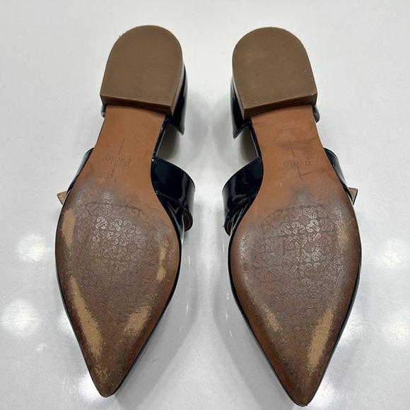 Navy blue patent flats by Paulo size 7 - Picture 6 of 9